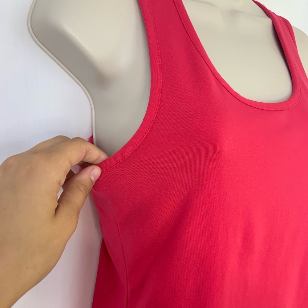 Puma Athlethic Tank Top L Racerback Built In Bra - Picture 6 of 12